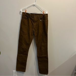 Men’s brown corduroy pants - GAP
